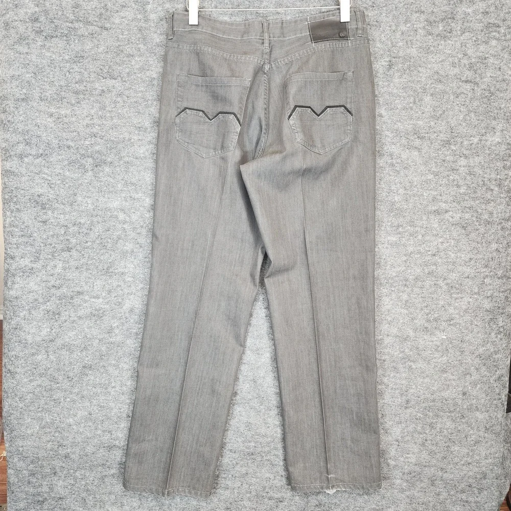 Vintage Ecko Unltd Jeans Mens 36X32 Gray Denim Baggy Fit‎ Hip Hop Skater Grunge